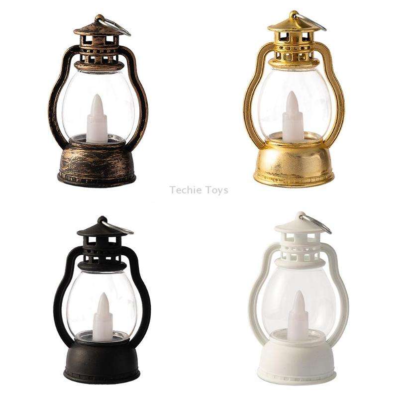 Retro Portable Kerosene Lamp Bar Home Christmas Decoration Lights, Color: Bronze