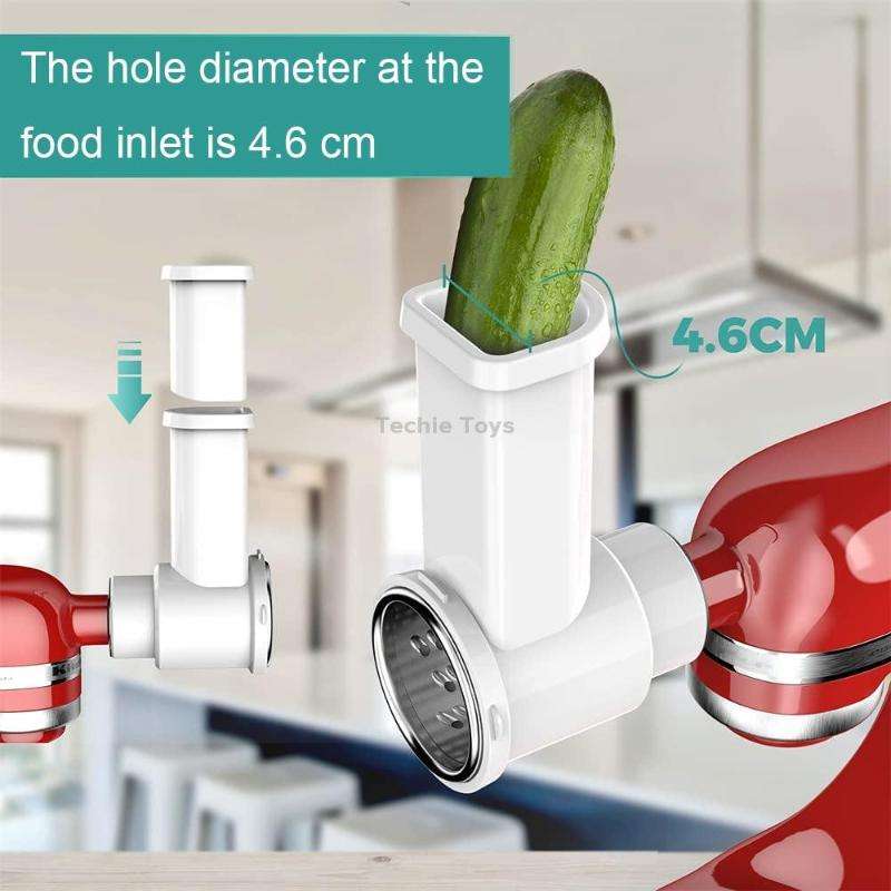 For KitchenAid 4.5QT/5QT Vertical Mixer Kitchen Vegetable Slicer and Grater(KA-006)