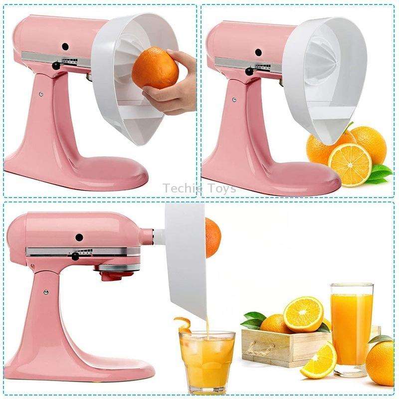 For KitchenAid 4.5QT/5QT KA-007 Orange Squeezer Filter Base + Filter Basket + Juicer Reamer + Shaft