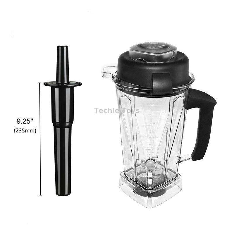 For Vitamix 760/5000/5200 Blenders Standard 64oz Container Blender Tamper Tool(Black)
