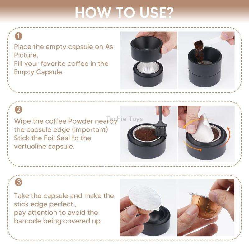 ICafilas Coffee Capsule Shell For Nespresso Vertuo Plus ENV 135/Vertuo ENV 150/BNV450WHT1BUC1, Color