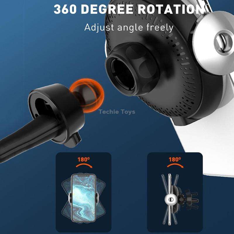 LDNIO 15W Infrared Sensor Fast Charger Car Navigation Bracket(MA02)