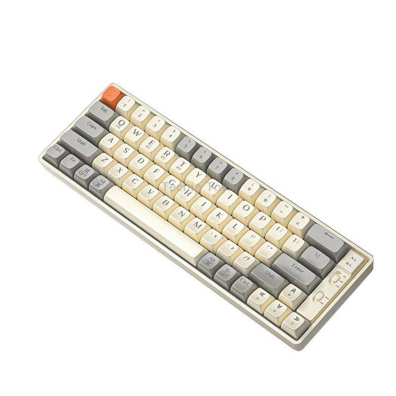 LANGTU GK65 65 Keys Wireless / Bluetooth / Wired Three Model Game Mechanical Keyboard, Cable Length: