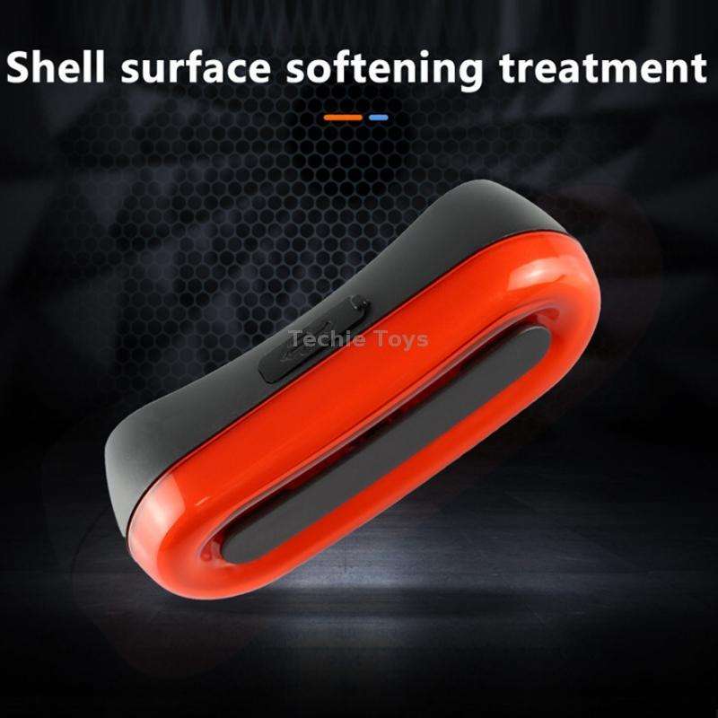 Helmet Blaster Warning Light Bicycle LED Rechargeable Tail Light(Black)