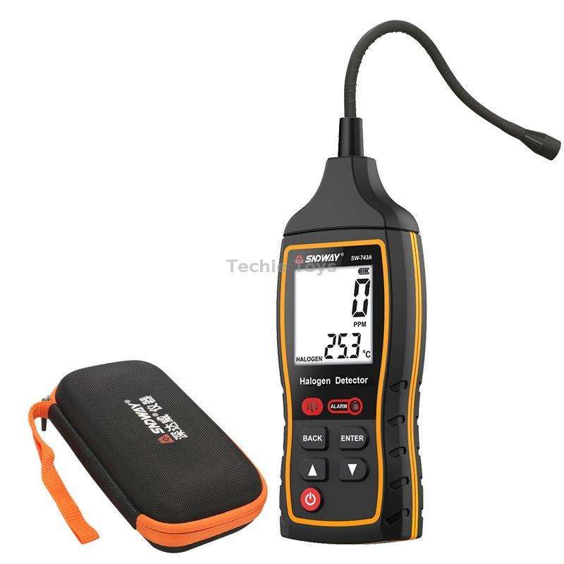 SNDWAY SW743A Halogen Gas Detector Automotive Electronic Air Conditioning Refrigerant Freon Maintena