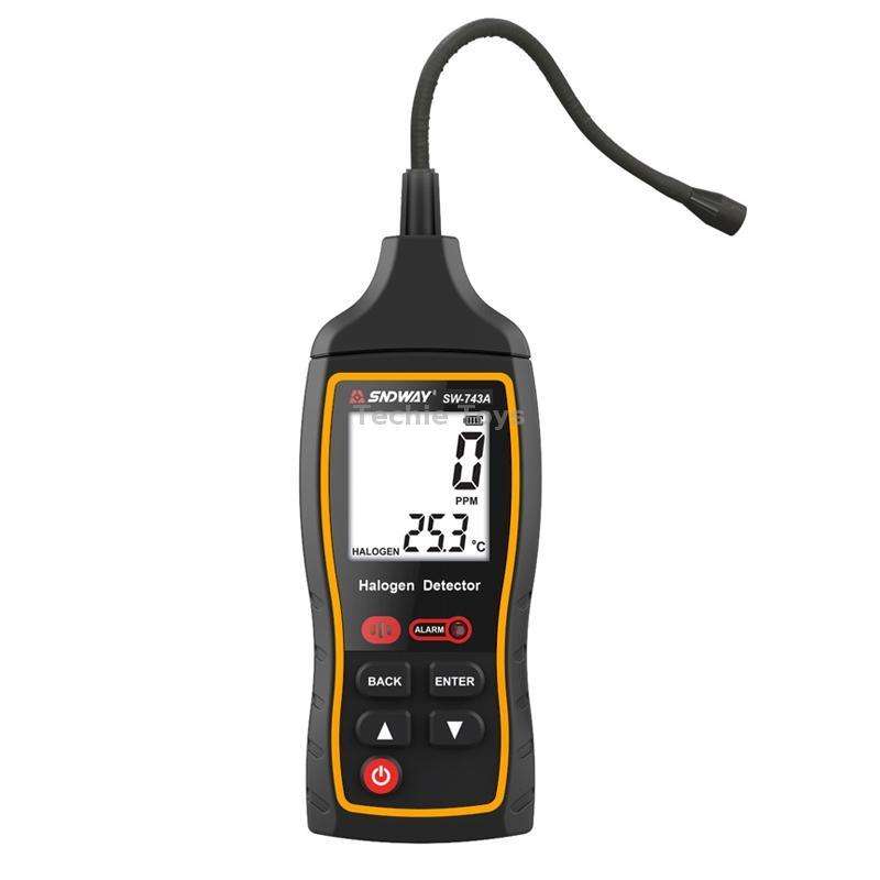 SNDWAY SW743A Halogen Gas Detector Automotive Electronic Air Conditioning Refrigerant Freon Maintena