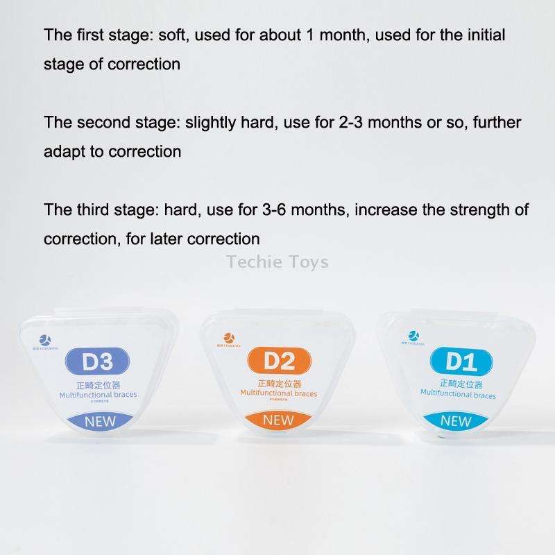 2PCS Adult Teeth Correction Night Anti-Grinding Fixing Silicone Tooth Corretor, Style: The First Sta