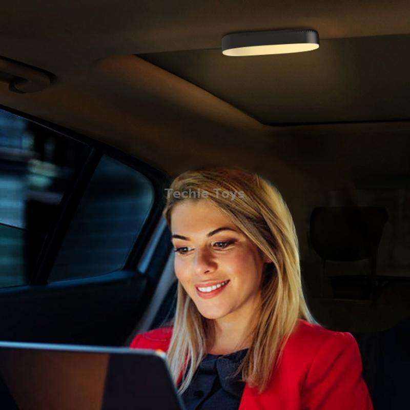 Car Strong Magnetic Dome Light USB Rechargeable Lighting LED Light, Color: Atmosphere Light