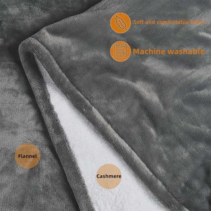 Controller Version Adjustable Temperature Timing USB Electric Heating Shawl Blanket Heating Pad 76x1
