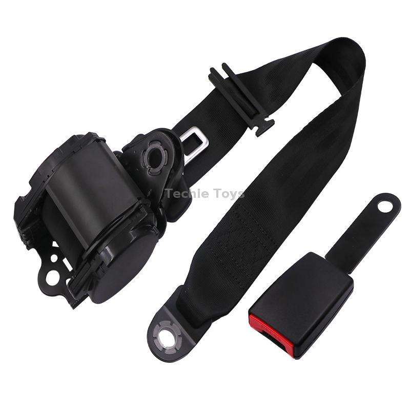 Universal 3-point Car Retrofit Seat Belt With Emergency Locking(Iron Bar Latch)