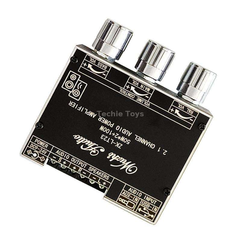 LT23 50W+100W 2.1 Channel TWS Bluetooth Audio Receiver Amplifier Module With Subwoofer