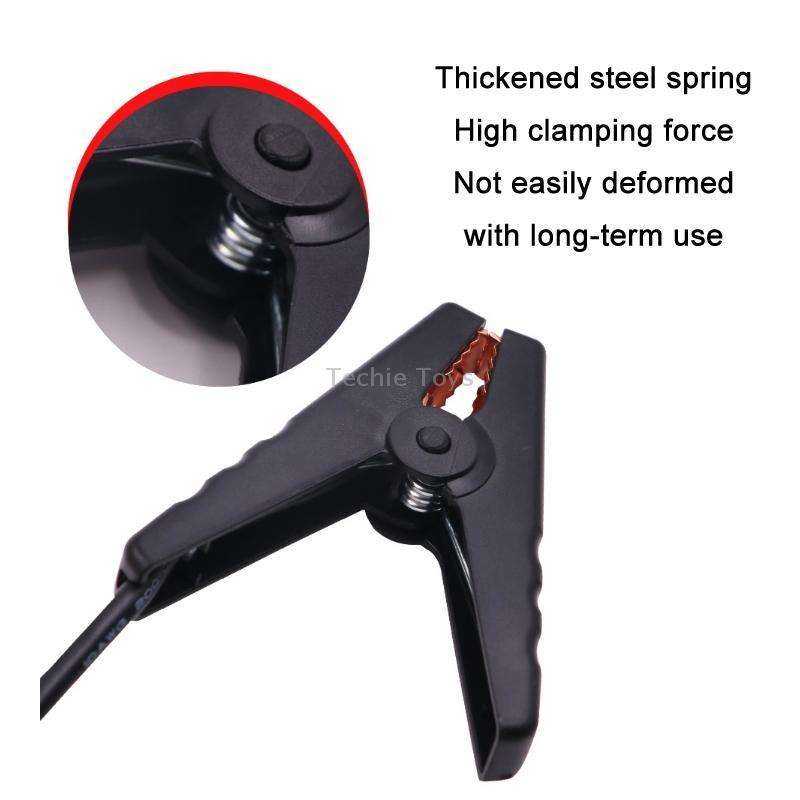 Car Emergency Starter Power Battery Connection Lighter Cable(Large Clip)