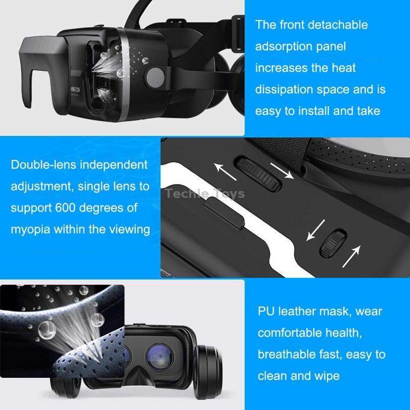 VRSHINECON G04EA Increase Version 7th VR Glasses 3D Virtual Reality Game Digital Glasses With Headse