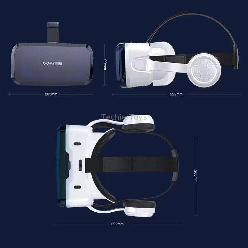VRSHINECON G04BS+B03 Handle 3D Virtual Reality Helmet VR Glasses With Bluetooth Headset