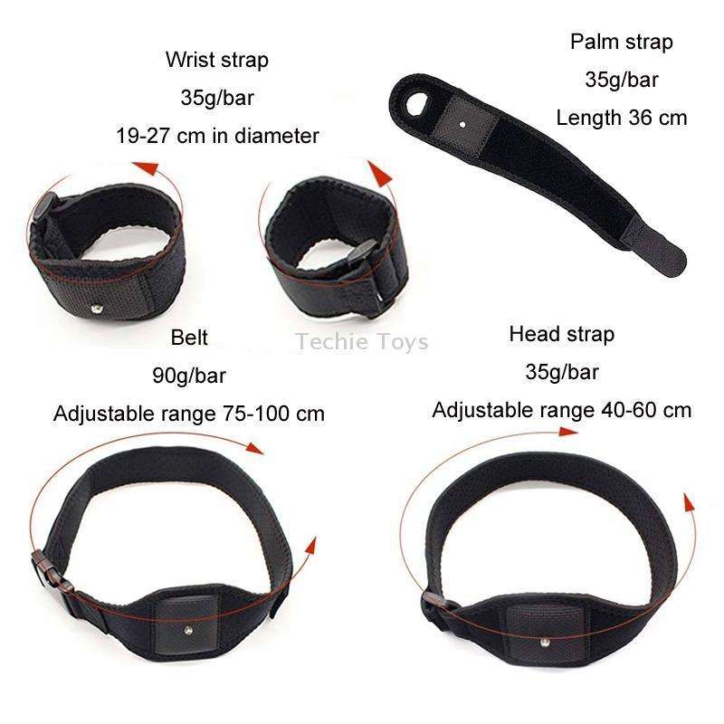 For HTC Vive Tracker VR Game Tracker Strap Accessories, Style: Foot/Wrist Straps