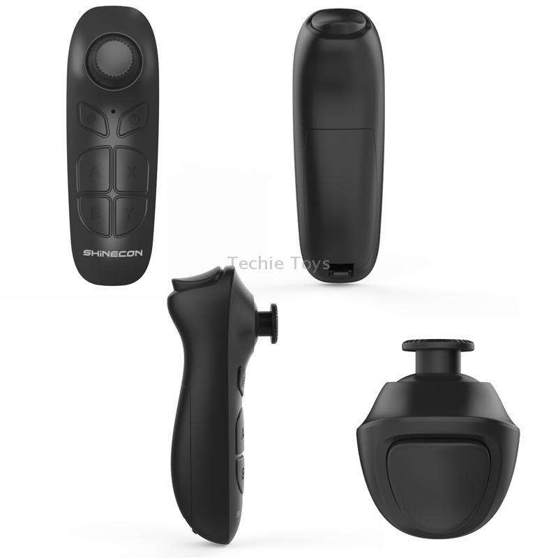 VR SHINECON SC-B03 VR Game Wireless Bluetooth Remote Control Handle Selfie Stick RC Video Playback(B