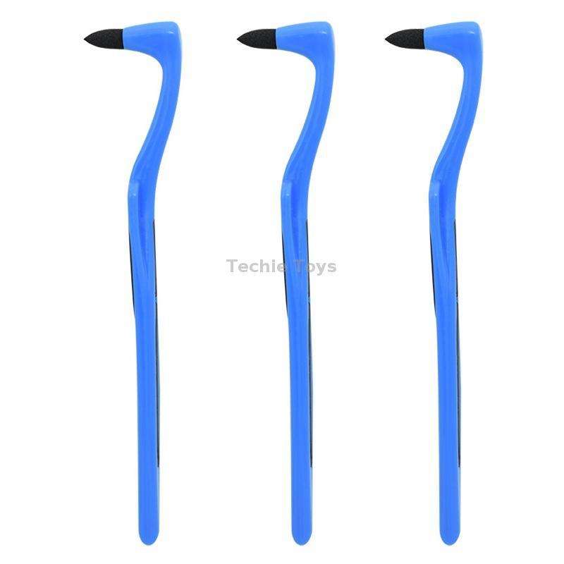 3pcs Tooth Stain Cleaning Stick Dental Calculus Remover Tooth Grinder Tartar Removal(Blue)