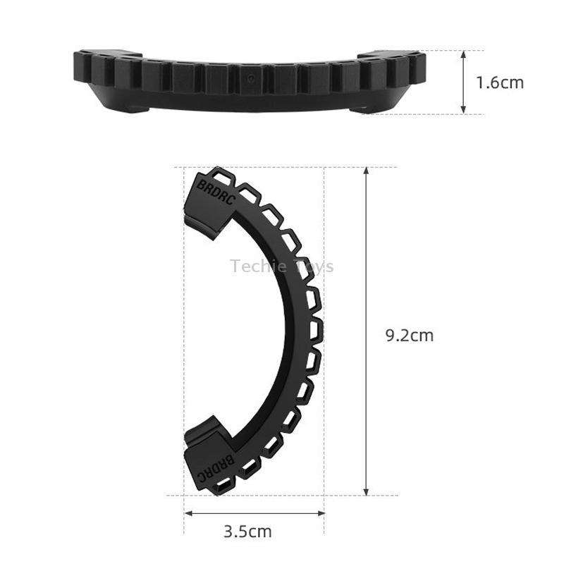 For DJI Avata BRDRC-9604 4pcs Drone Propeller TPU Protective Guard UAV Bumper Anti-collision Ring Co