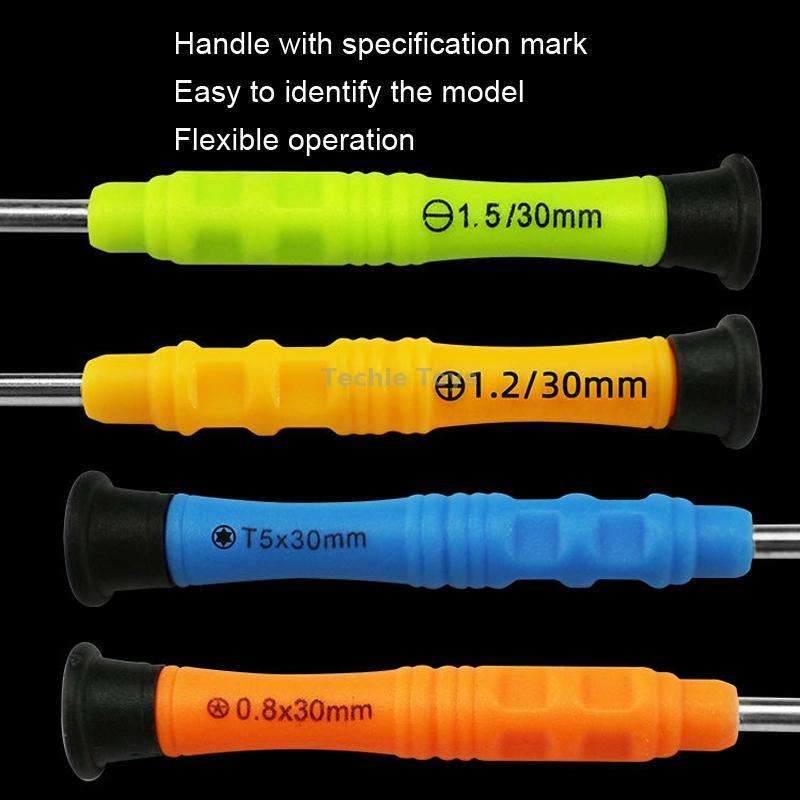20pcs Mini Screwdriver Anti-Slip Mobile Phone Disassembly Maintenance Tools, Series: 1.5 Straight