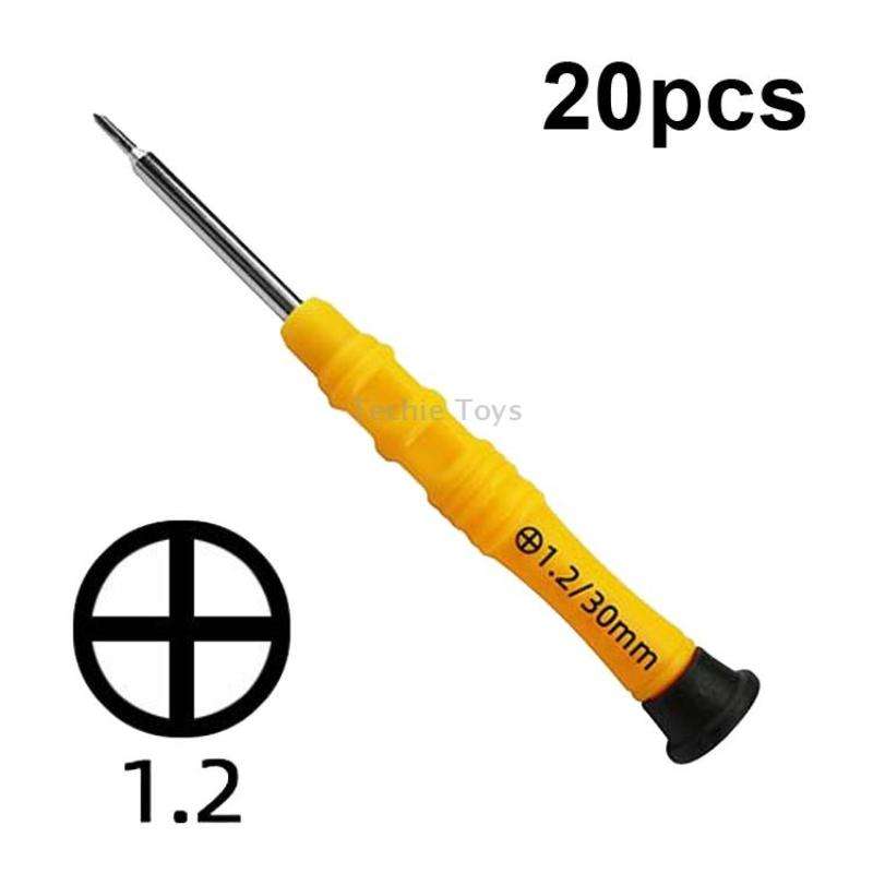 20pcs Mini Screwdriver Anti-Slip Mobile Phone Disassembly Maintenance Tools, Series: 1.2 Phillips