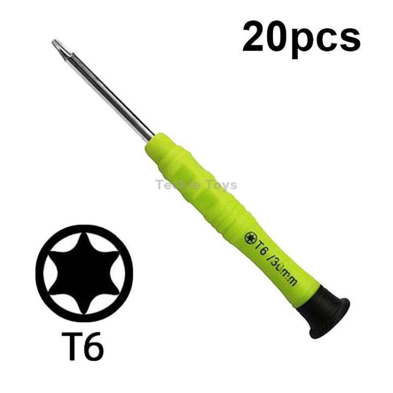 20pcs Mini Screwdriver Anti-Slip Mobile Phone Disassembly Maintenance Tools, Series: T6