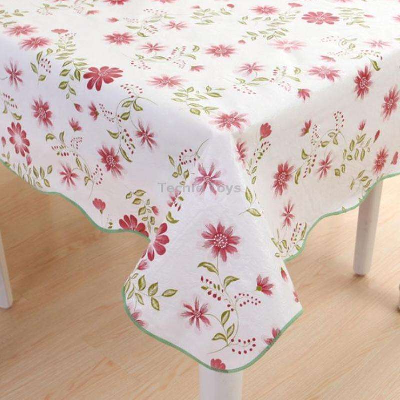 PEVA Oil&Water Resistant Coffee Table Tablecloth, Size: Round 152cm(No.384)