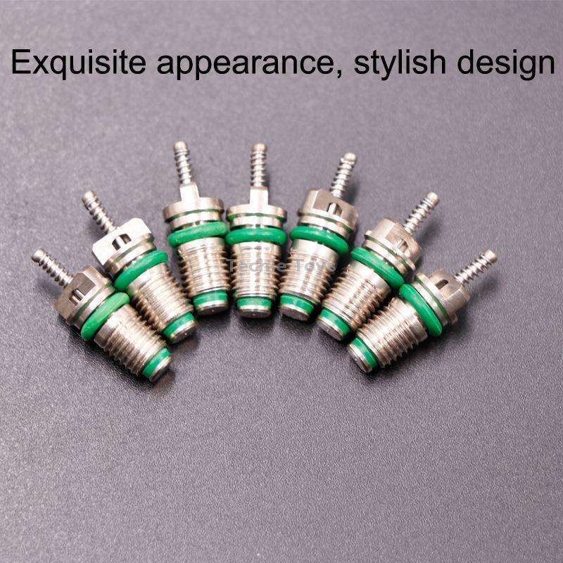 R134A Auto Air Conditioned Valve Core Mouth Fast Exhaust Valve(Green)