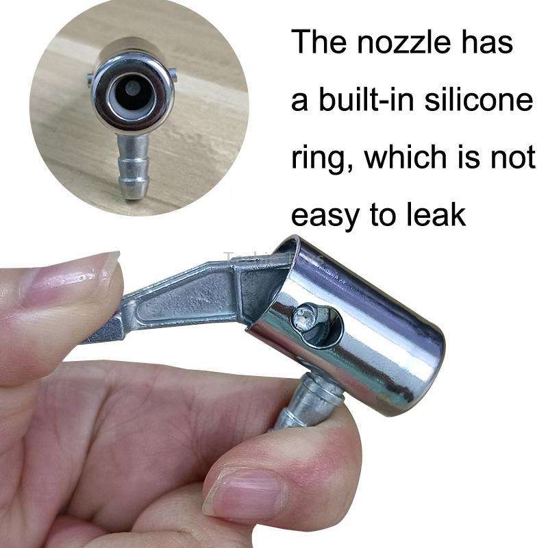 2pcs Vehicle Inflatable Pump Tube Joint Tire Mouth Gas Mouth Tube Fast Connector Inflatable Pump Can