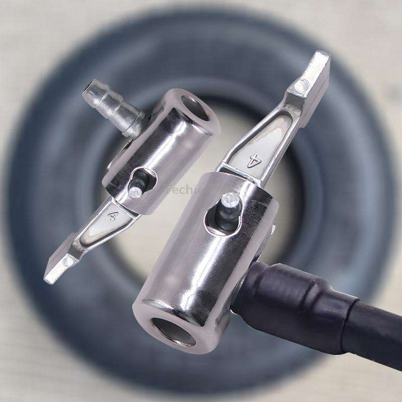 2pcs Vehicle Inflatable Pump Tube Joint Tire Mouth Gas Mouth Tube Fast Connector Inflatable Pump Can