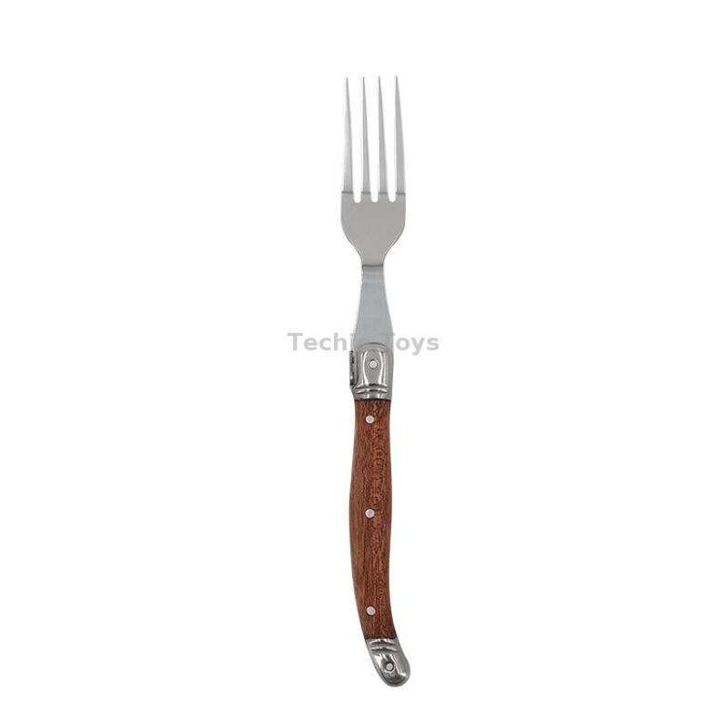 Rosewood Handle Stainless Steel Knife and Fork Cutlery,Spec: 1 Fork