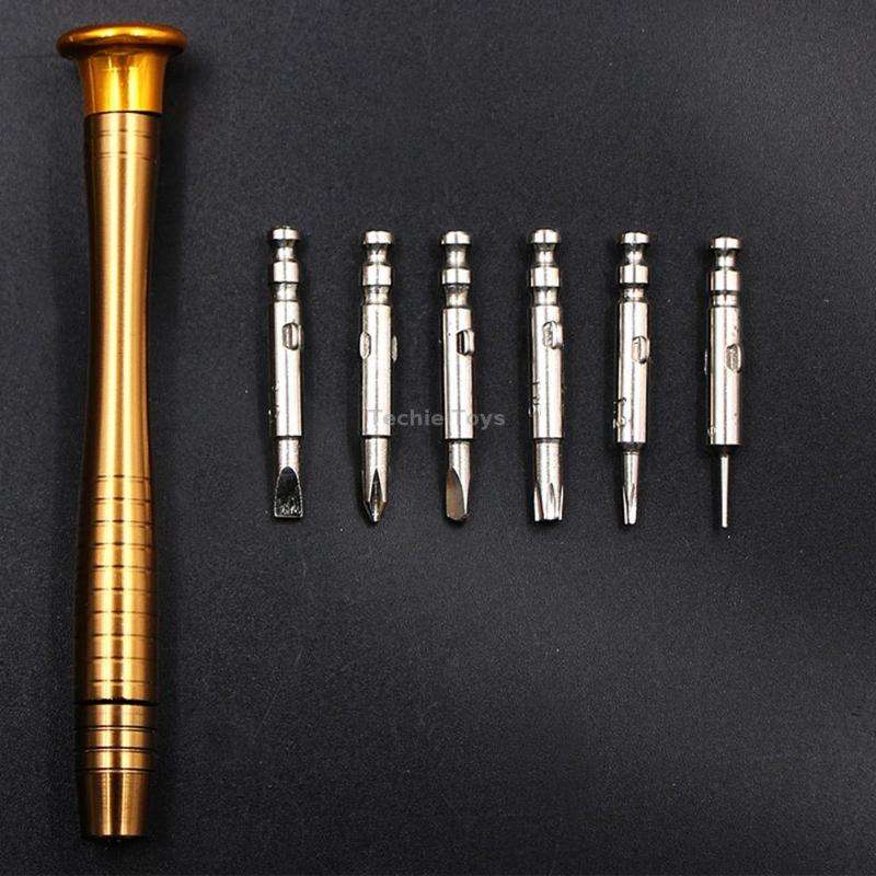 25 In 1 Screwdriver Batch Set Mobile Phone Notebook Repair Tool(Brown)