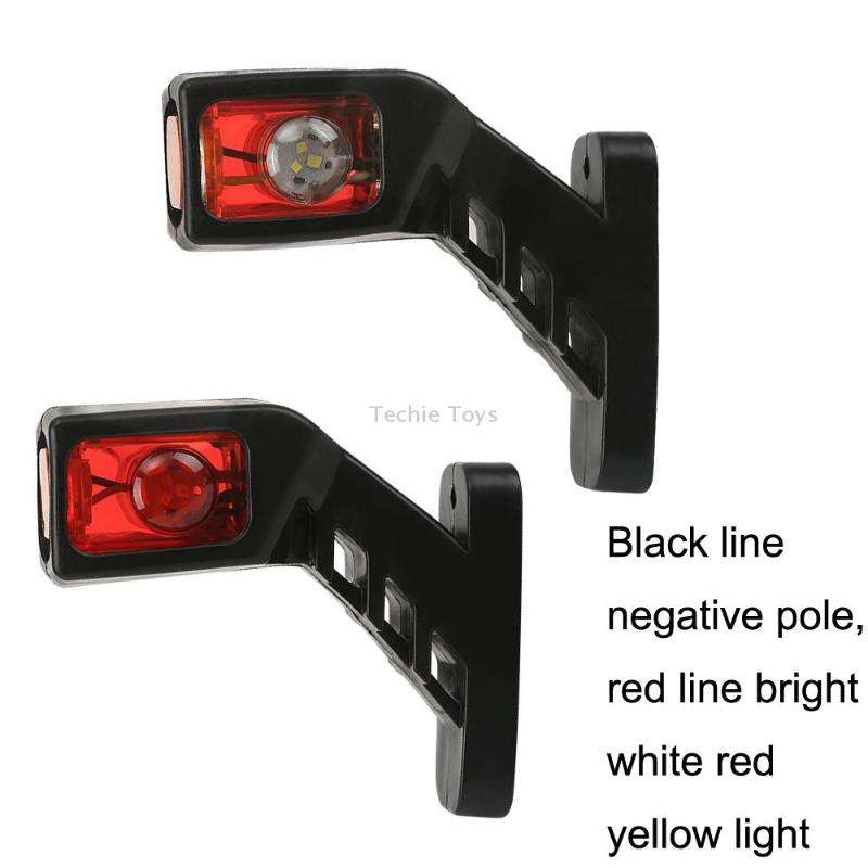 MK-216 1pair 12-24V 9LED Side Marker Lighting Outline Marker Truck Light Trailer Side Marker Lights(