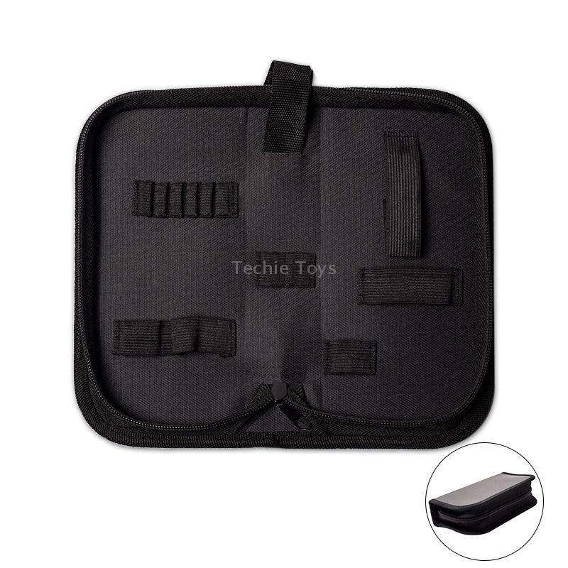 Zipper Storage Package Portable Multi-Function Tool Storage Bag, Style: B Leather+Canvas