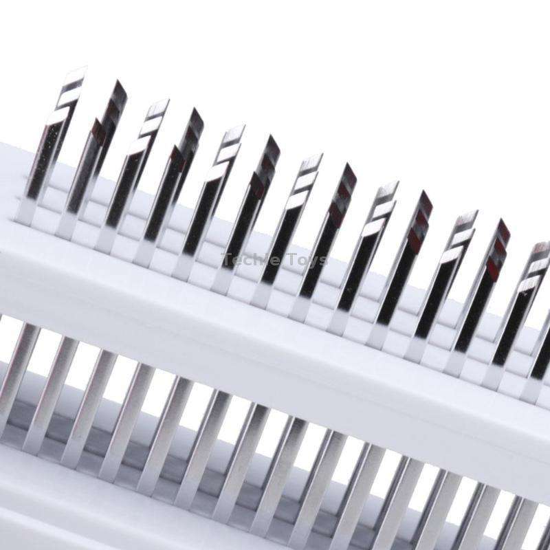 10B48 Tenderizer Pin Meat Looser 48 Pin Stainless Steel Meat Hammer(White)