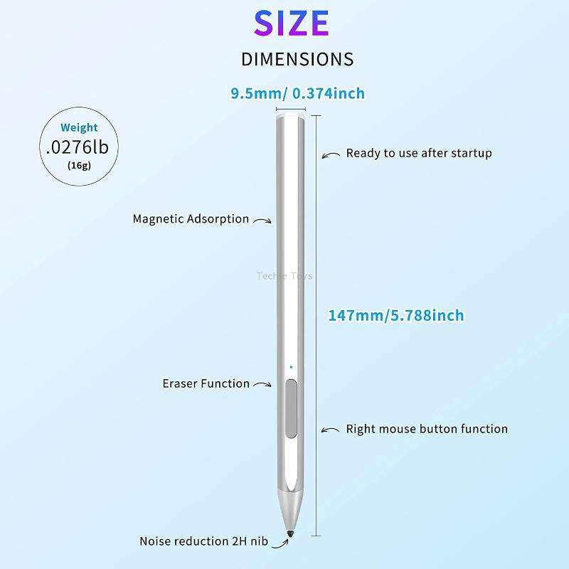 For Microsoft Surface Pro7/6/5/4 PROX Go Book Touch Pen(Black)