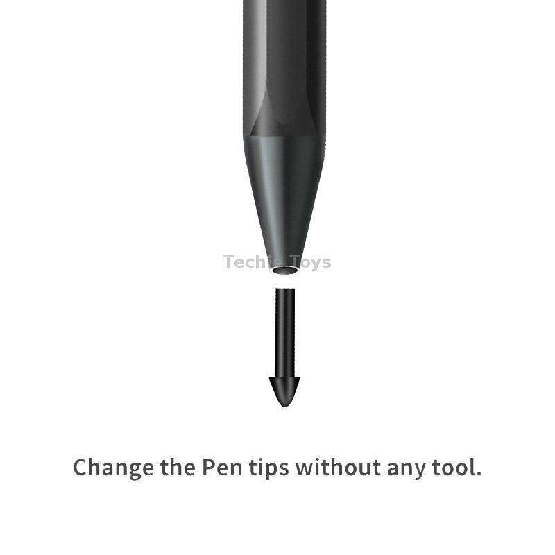 For Lenovo Tab P11 Pro Rechargeable 11.5 Inch TB-J706F Pressure Touch Pen(Black)