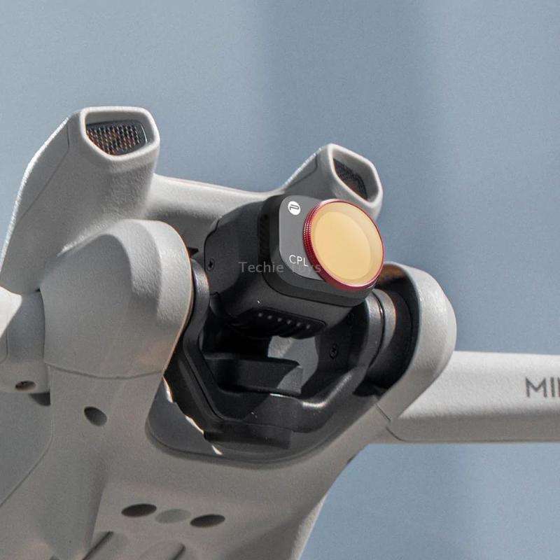 For DJI Mini 3 PGYTECH Filter Aluminum Alloy Drone Filter,Spec: ND 16/64/128/256