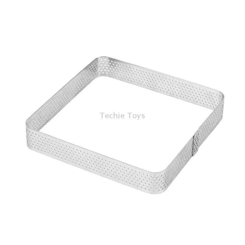 BN1006 Stainless Steel Mousse Circle Thickened Perforated Cake Mold DIY Baking Tools, Specification: