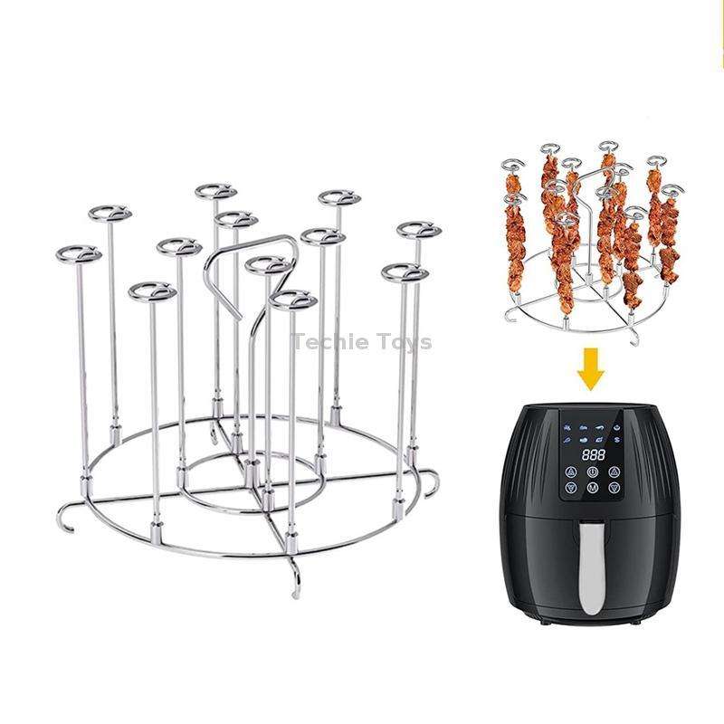 8QT Skewer Stand Grill Dehydrator Rack Air Fryer Accessories