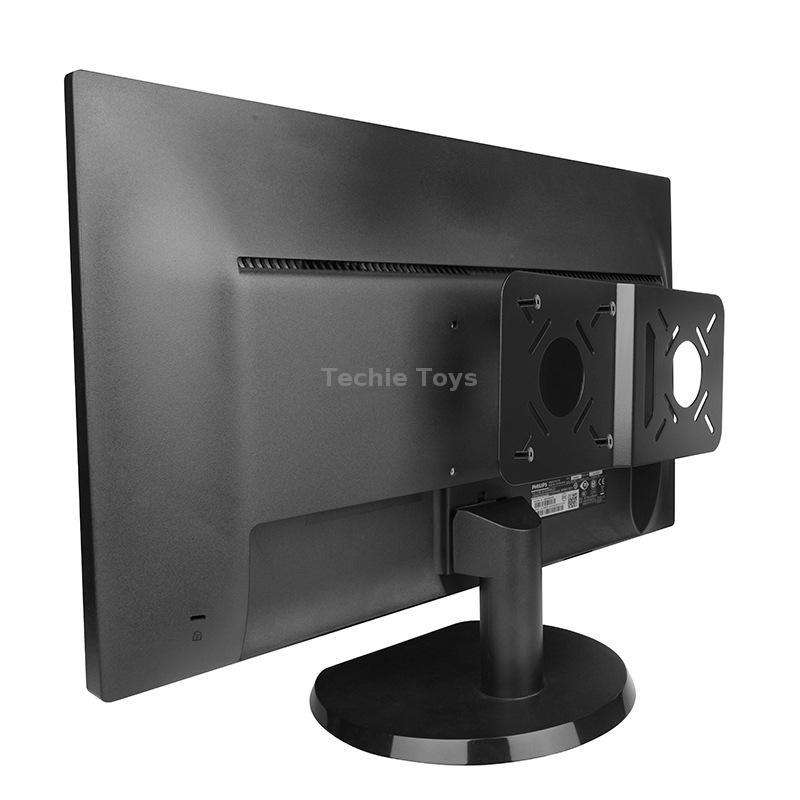 Computer Monitor VESA Connection Bracket Router Tablet Fixed Bracket(Black)