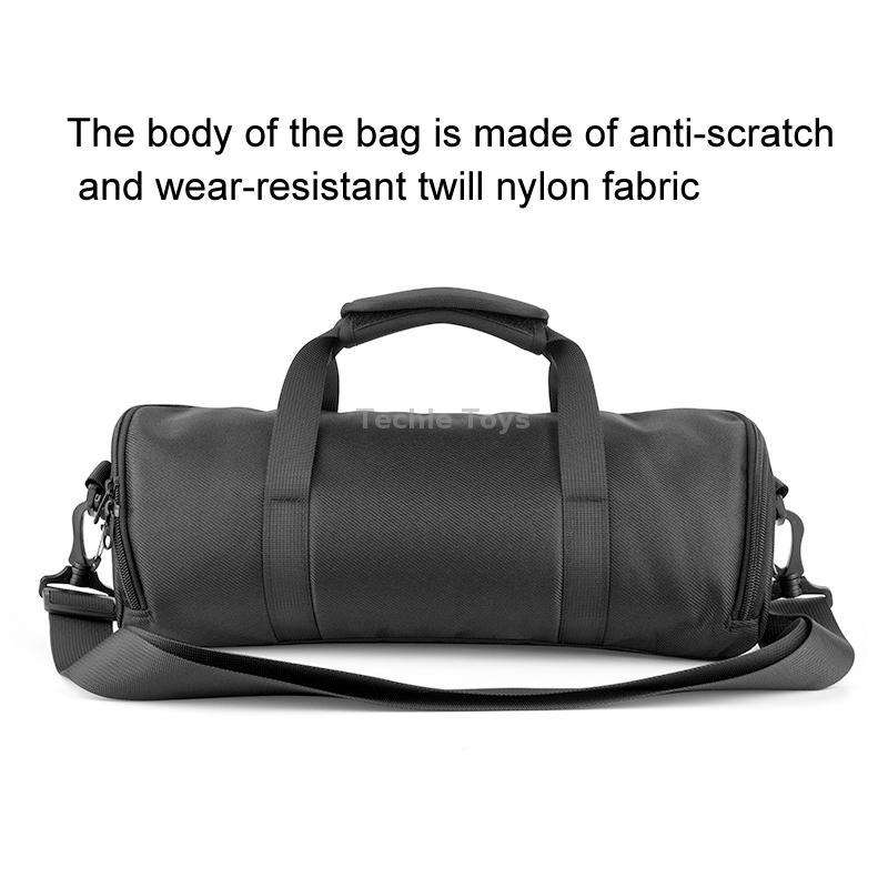 For Sony SRS-XB43 Speaker Carrying Bag Travel Storage Bag Crossbody Bag(Black)