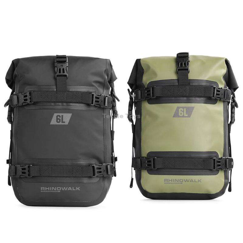 Rhinowalk MT2206 6L Waterproof Motorcycle Bumper Bag Outdoor Riding Bag(Green)