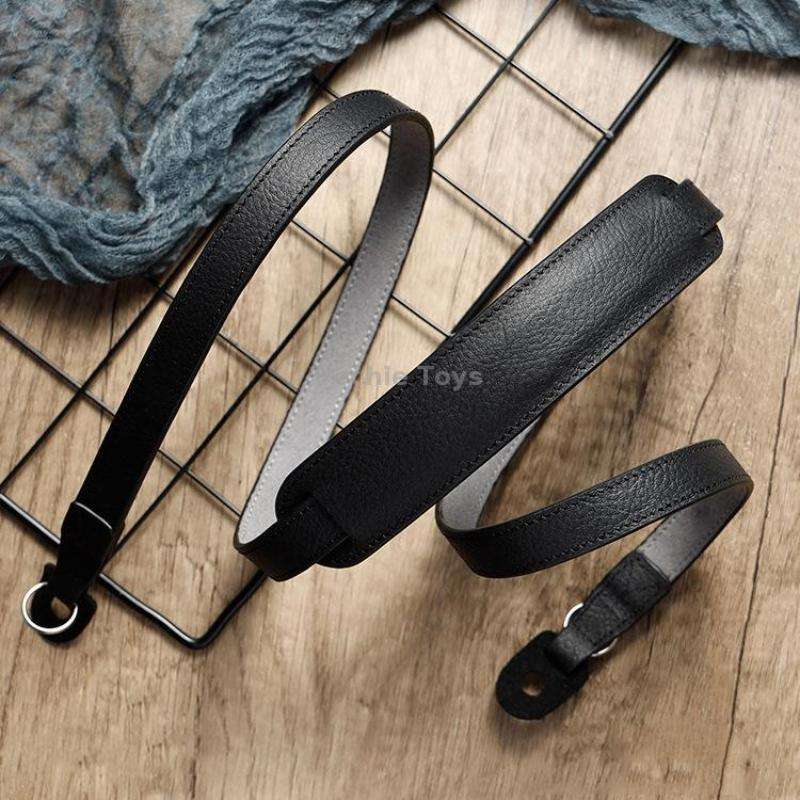 Outdoor Photography Cowhide Leather Camera Shoulder Hanging Neck Winding Strap, Spec: Pure Leather (