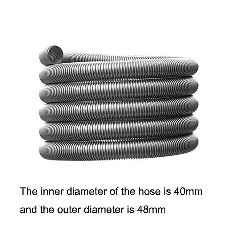 For Jieba / Baiyun BF501 / 502 Vacuum Cleaner Accessories Threaded Hose(Silver Gray)