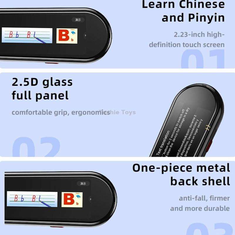 X2 International Version Multilingual Translation Pen Offline Learning Scanning Pen 112 Languages(Bl