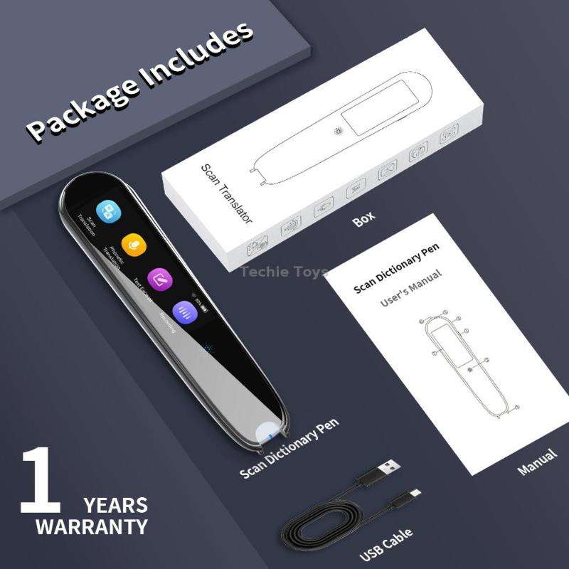 X2 International Version Multilingual Translation Pen Offline Learning Scanning Pen 112 Languages(Bl