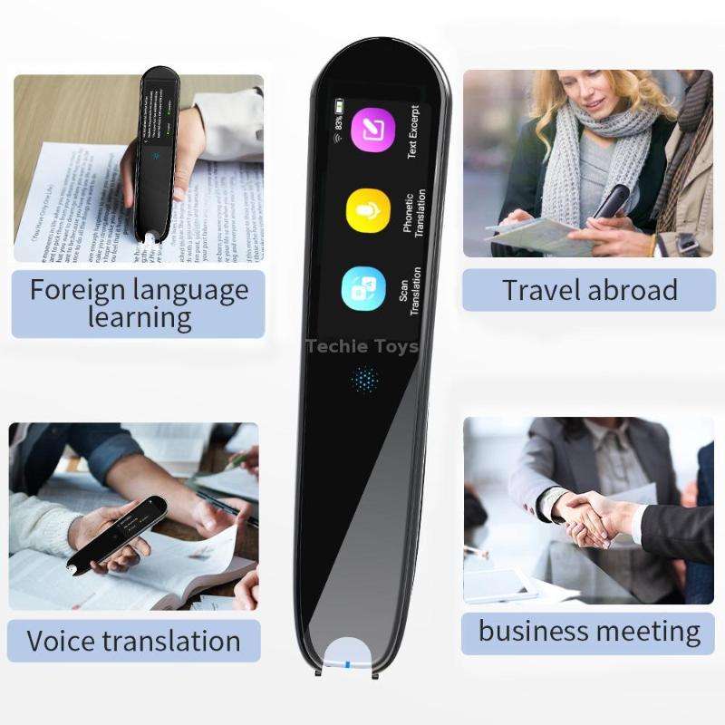 X2 International Version Multilingual Translation Pen Offline Learning Scanning Pen 112 Languages(Bl
