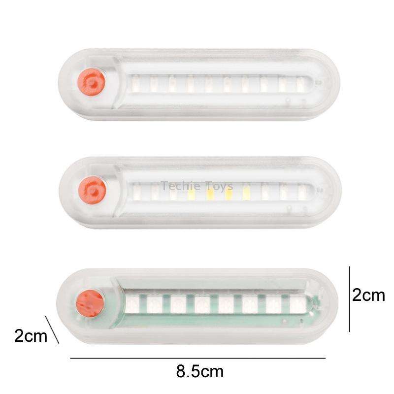 Motorcycle Electric Car Anti-Rear Collision Solar Strobe Warning Light, Specification: Blue Light