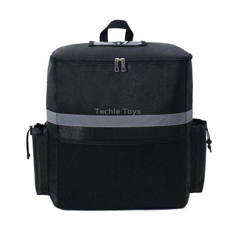 RH848 Takeaway Box Shoulder Insulation Delivery Box Rider Errand Delivery Backpack(Black)