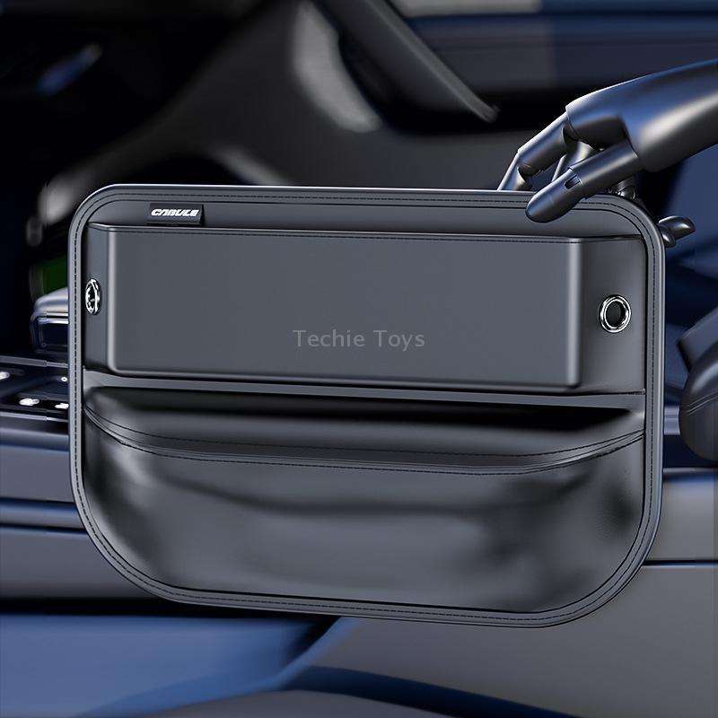 Car Large-capacity Gap Storage Box Car Extended Storage Bag(Black)